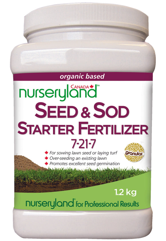 Seed & Sod Starter Fertilizer 7-21-7 1.2kg