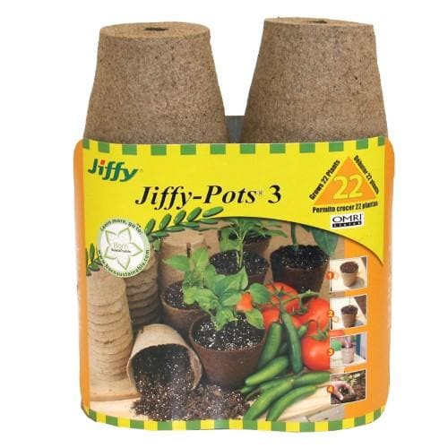 Jiffy Pots 3” Round 22 pack