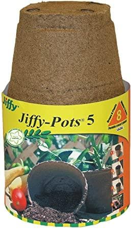 Jiffy Pots 5” Round 8-pack