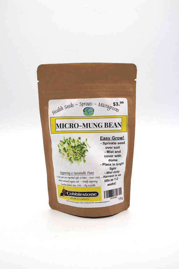 Micro-Mung Bean Microgreens