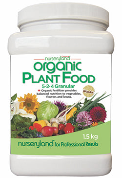 Organic Plant Food 5-2-4 Granular 1.5kg