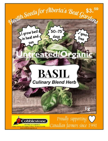 Basil Culinary Blend Cobblestone Garden Centre